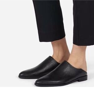 Everlane Modern Babo Mule Slide Loafer Black Size 5.5